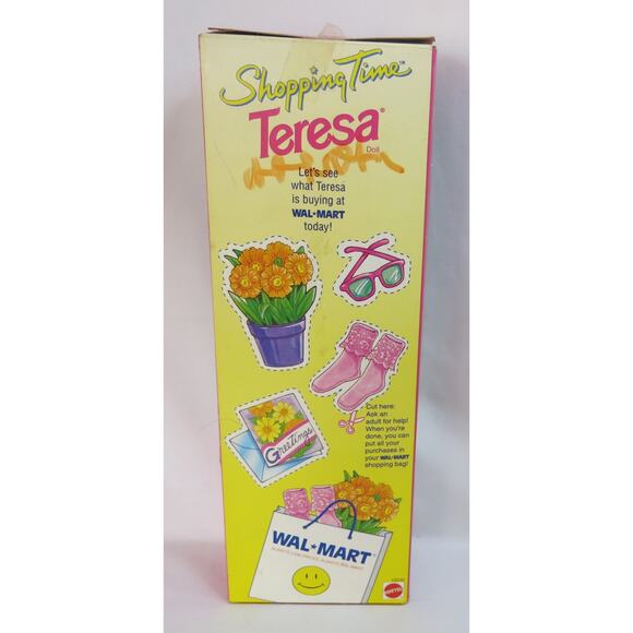 VINTAGE 1997 Walmart Shopping Time Teresa BARBIE New In Box Special Edition - Picture 2 of 9